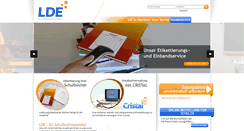 Desktop Screenshot of lde-online.net